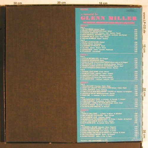 Miller,Glenn by Members Of G.M.Orch: A Memorial for, Box, Festival(CCV 2507 4), F,  - 4LP - Y4664 - 9,00 Euro