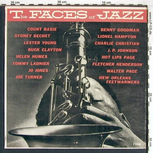 V.A.Faces of Jazz: Count Basie..New OrleansFeetwarmers, Jazztone(J-1248), UK,  - LP - Y4694 - 7,50 Euro