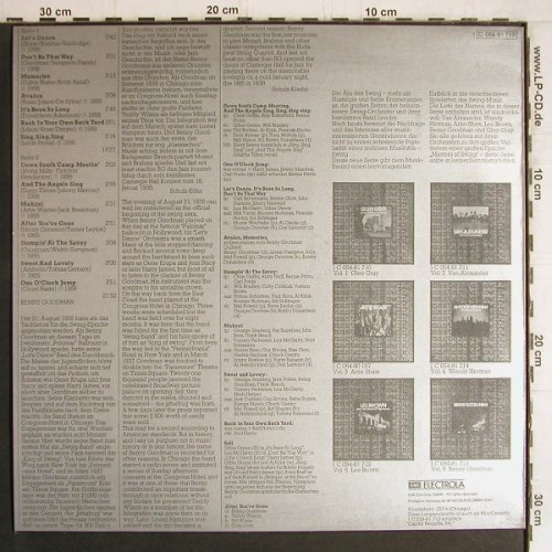 Goodman,Benny: Masters Of Swing Vol.6, Capitol (C 054-81 713), D Typ: LP Best.-Nr.: Y4728 Preis: 6,00 Euro