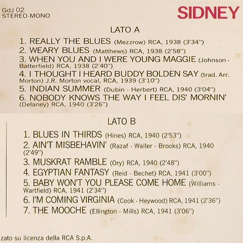 Bechet,Sidney: I Grandi Del Jazz (2), Foc, Fabbri Editori (338459), I Typ: LP Best.-Nr.: Y4741 Preis: 6,00 Euro