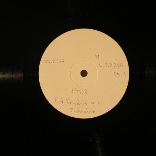 Candrix,Fud & his Orch.: Swing Tanzen Verboten, whMuster, Telefunken (6.22390 AK), D, m-/vg+, 1976 Typ: LP Best.-Nr.: Y487 Preis: 6,00 Euro