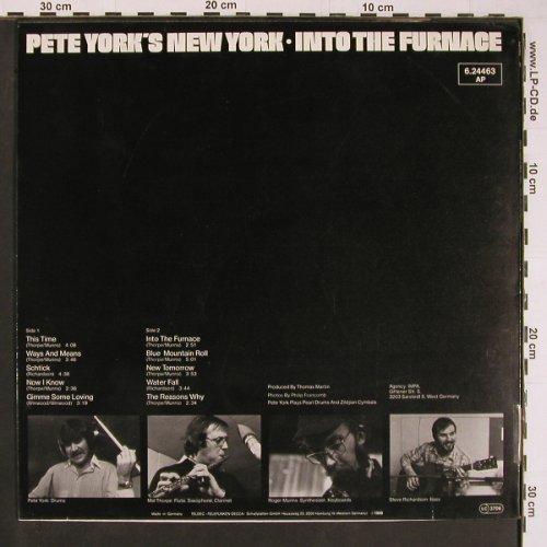 York,Pete - York's New: Into The Furnace, Teldec(6.24463 AP), D, 1980 - LP - Y493 - 6,00 Euro