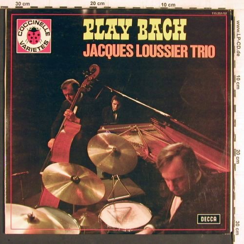 Loussier Trio,Jacques: Play Bach - Recital (1965), Foc, Decca(115.251/52), F, Ri, 1973 - 2LP - Y5514 - 9,00 Euro