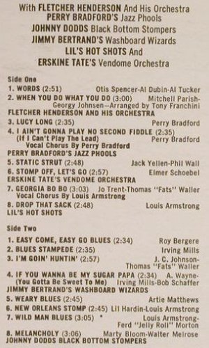Armstrong,Louis: Young Louis-The side Man 1924-27, Coral (COPS 2879), D, Ri, 1977 Typ: LP Best.-Nr.: Y5887 Preis: 7,50 Euro
