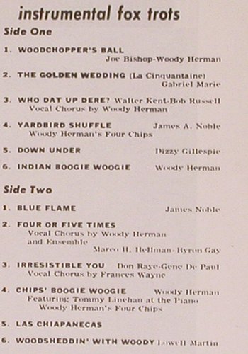 Herman,Woody & his Orchestra: Golden Favorites, MCA (MCA-219), US, Ri Typ: LP Best.-Nr.: Y6030 Preis: 7,50 Euro