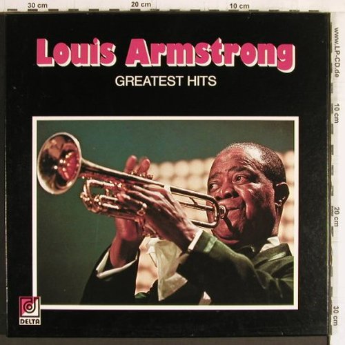 Armstrong,Louis: Greatest Hits, Box (hist rec), Delta (DK 29016), D, 1983 Typ: 3LP Best.-Nr.: Y6033 Preis: 9,00 Euro