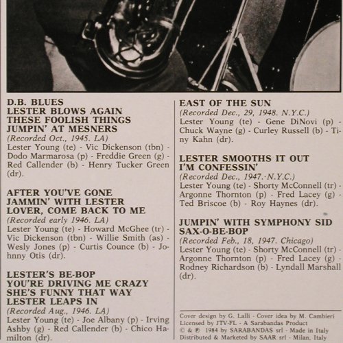 Young,Lester: Same, Giants Of Jazz(LPJT 9), I, 1984 - LP - Y6124 - 6,00 Euro