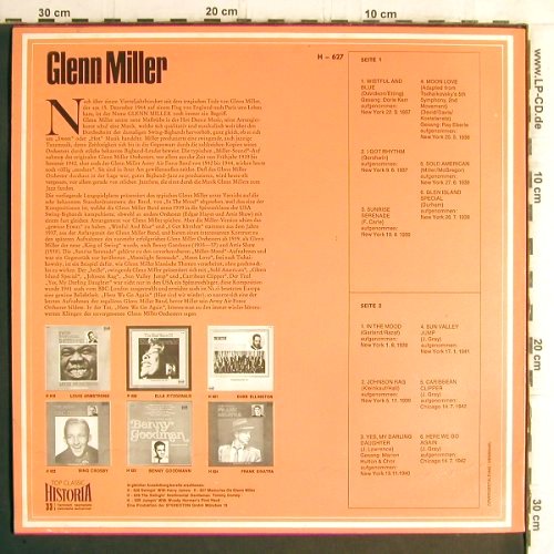 Miller,Glenn: Memories on (1937-42), Historia(H 627), D, Ri,  - LP - Y6156 - 6,00 Euro