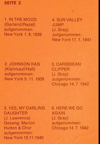 Miller,Glenn: Memories on (1937-42), Historia(H 627), D, Ri,  - LP - Y6156 - 6,00 Euro