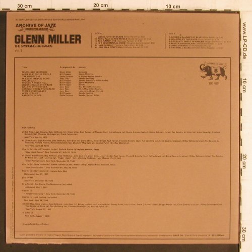 Miller,Glenn: The Swinging Big Band(1939-42), Jazz Line,m-/vg-(101.601), I, Vol.2, 1974 - LP - Y6162 - 5,00 Euro
