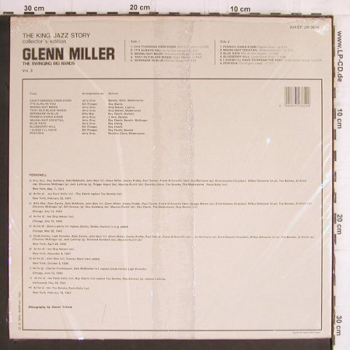Miller,Glenn: The Swinging Big Bands(1939/1942), Joker, FS-New(SM 3619), I, Vol.3, 1974 - LP - Y6165 - 9,00 Euro