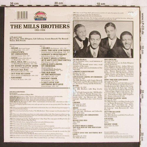Mills Brothers: 1931-1934, FS-New sealed, Giants Of Jazz(LP JT 85), I, 1989 - LP - Y6183 - 9,00 Euro