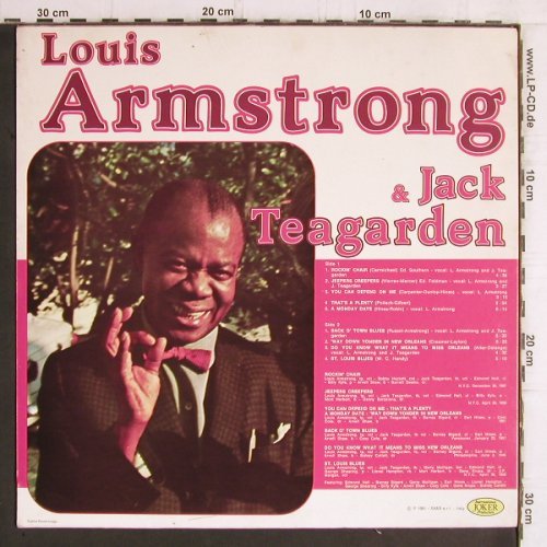 Armstrong,Louis & Jack Teagarden: Same, Live, Joker (SM 3873), I, 1981 Typ: LP Best.-Nr.: Y6186 Preis: 7,50 Euro