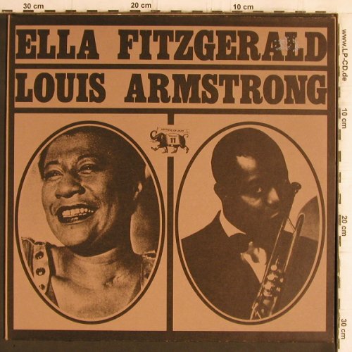 Fitzgerald,Ella & Louis Armstrong: Archive of Jazz, Vol.11, Jazzline (101.631), I Typ: LP Best.-Nr.: Y6189 Preis: 6,00 Euro