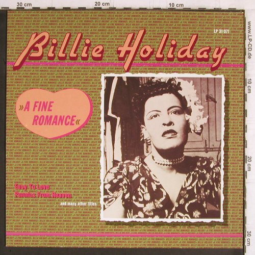Holiday,Billie: A Fine Romance, All Round (LP 31 071), DK, Ri, 1987 Typ: LP Best.-Nr.: Y6192 Preis: 7,50 Euro