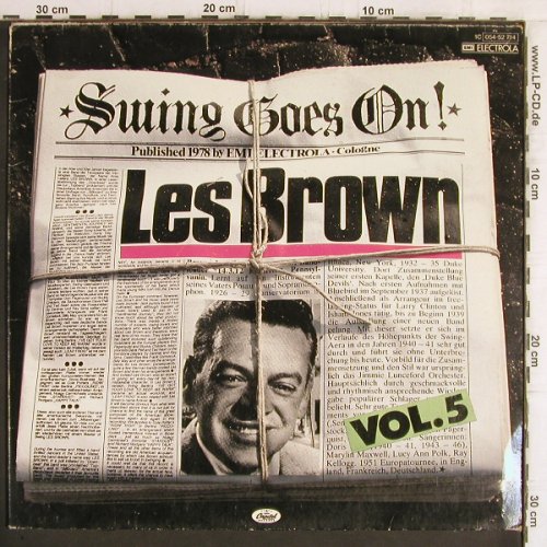 Brown,Les: Swing goes on ! Vol.5, Capitol (054-52 714), D, Ri Typ: LP Best.-Nr.: Y6195 Preis: 6,00 Euro