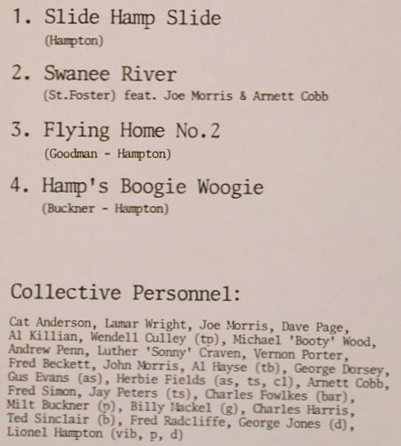 Hampton,Lionel: The Mess Is Here,1944-45, hist.rec., Solid Sender Lim.Ed. (SOL 502), D,Ri,Mono Typ: LP Best.-Nr.: Y6348 Preis: 9,00 Euro