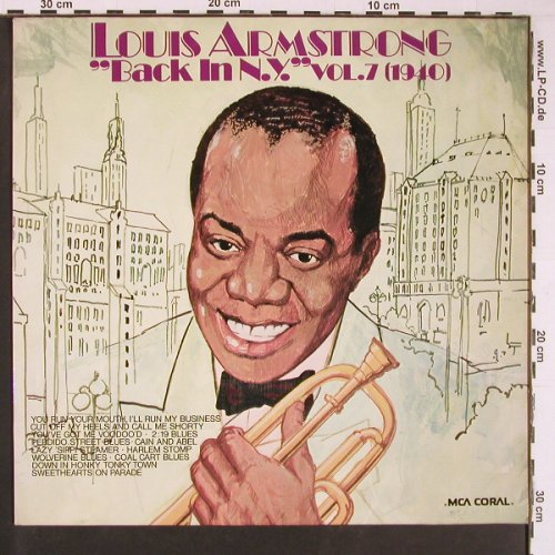 Armstrong,Louis: Back In NY 1940, Vol.7, MCA(6.22176 AG), D, 1975 - LP - Y637 - 6,00 Euro