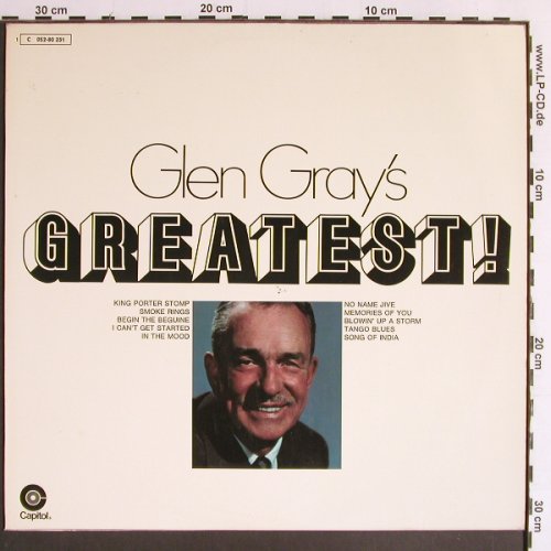 Gray,Glen: Greatest ! vg+/m-, Capitol  Duophonic (C 052-80 231), D Typ: LP Best.-Nr.: Y6476 Preis: 5,00 Euro