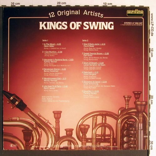 V.A.Kings of Swing: Glenn Miller...Tommy Dorsey, Marifon(47 956 XAT), D, 1980 - LP - Y6876 - 5,00 Euro