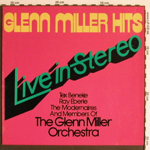 Glenn Miller Orchestera: Glen Miller Hits,Live in Stereo, WB, Club-Aufl. (61 962), D Typ: LP Best.-Nr.: Y6900 Preis: 7,50 Euro