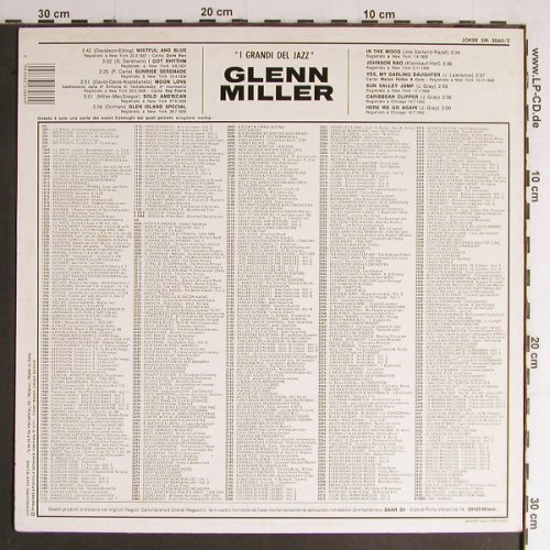 Miller,Glenn: Original Recordings, 1937-1942, Joker(SM 3060/E), I, 1971 - LP - Y6954 - 7,50 Euro