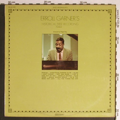 Garner,Erroll: Historical First Recordings 1944, Musidisc (30 JA 5101), F, m-/vg+ Typ: LP Best.-Nr.: Y7021 Preis: 6,00 Euro