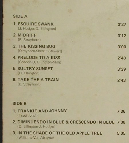 Ellington,Duke & Orch.: Original Session 1945/1946, m-/vg+, Musidisc, hist rec. (30 JA 5165), F,Ri Typ: LP Best.-Nr.: Y7023 Preis: 6,00 Euro