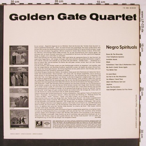 Golden Gate Quartet: Negro Spirituals, Columbia(1 C 062-10 514), D,  - LP - Y703 - 9,00 Euro