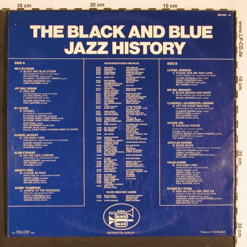 V.A.The Black and Blue History: Milt Buckner...Roosevelt Sykes, Foc, Black and Blue(950.500), F, m-/vg+,  - LP - Y7255 - 7,50 Euro