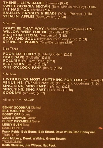 Goodman,Benny: In Concert, Foc, Live Stockholm, Decca,Ri (6.28121 DP), D,m-/vg+, 1971 Typ: 2LP Best.-Nr.: Y7321 Preis: 7,50 Euro
