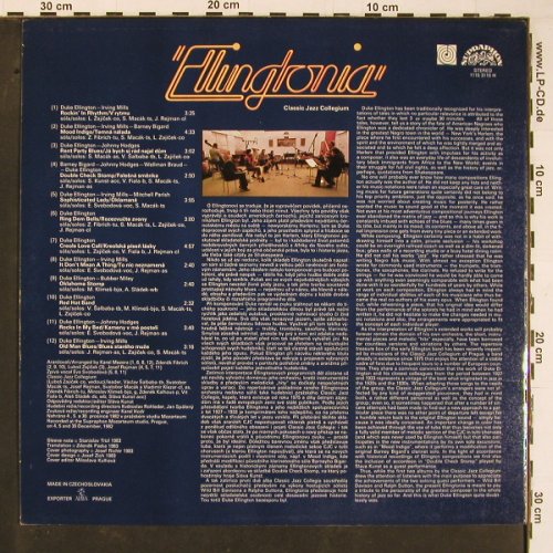 Classic Jazz Collegium: Ellingtonia, Supraphon (1115 3110), CZ, 1983 Typ: LP Best.-Nr.: Y733 Preis: 6,00 Euro