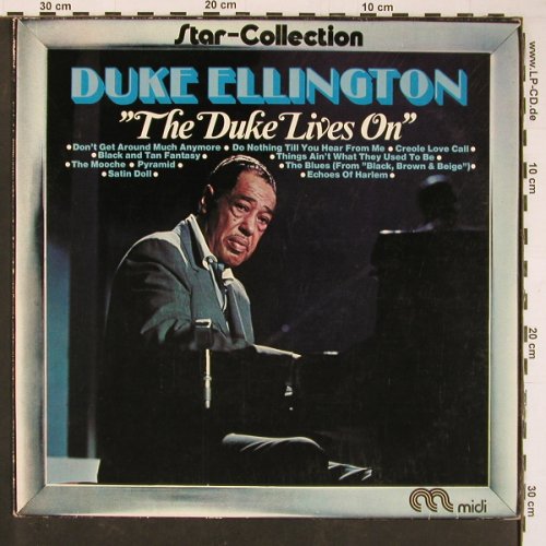 Ellington,Duke: The Duke Lives on '67, Midi Promo (MID 24021), D, Ri, 1974 Typ: LP Best.-Nr.: Y734 Preis: 6,00 Euro