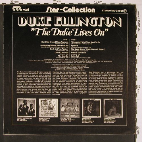 Ellington,Duke: The Duke Lives on '67, Midi Promo(MID 24021), D, Ri, 1974 - LP - Y734 - 6,00 Euro