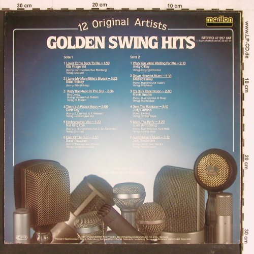V.A.Golden Swing Hits: Ella Fitzgerald... Jack Teagarden, Marifon(47 957 XAT), D, 1980 - LP - Y7375 - 6,00 Euro