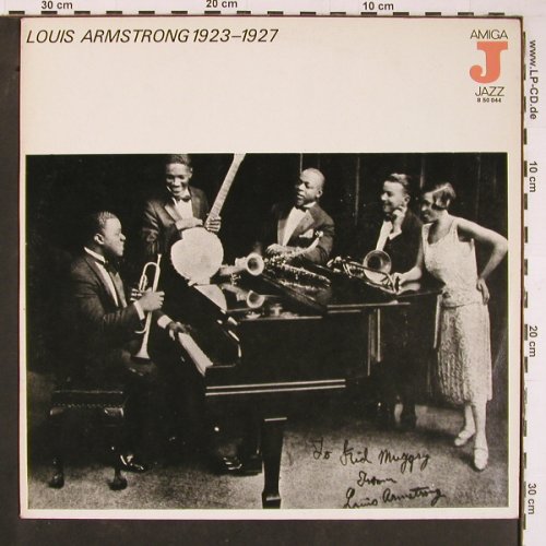 Armstrong,Louis: Same - 1923-1927, Amiga (blue) (8 50 044), DDR, 1980 Typ: LP Best.-Nr.: Y742 Preis: 6,00 Euro
