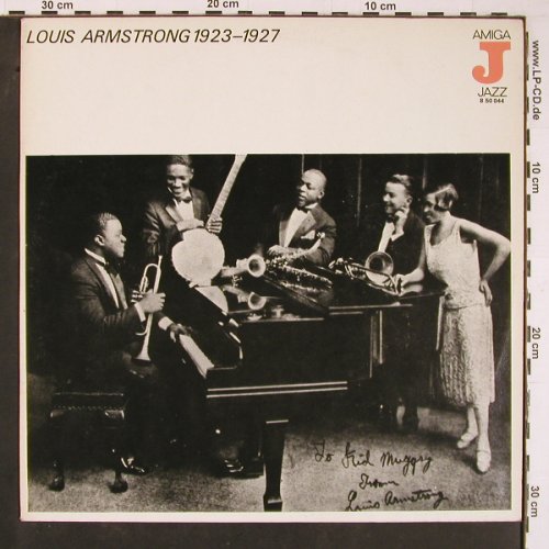 Armstrong,Louis: Same - 1923-1927, Amiga (blue)(8 50 044), DDR, 1980 - LP - Y742 - 6,00 Euro