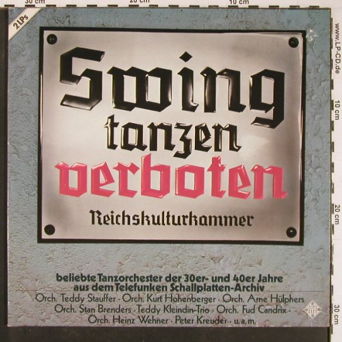 V.A.Swing Tanzen Verboten: Fod Candrix...Eddie Tower, Foc, Telefunken(6.28360 DP), D, 24Tr., 1976 - 2LP - Y745 - 9,00 Euro