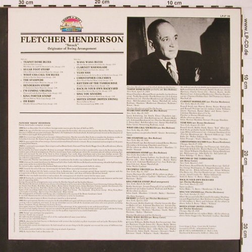 Henderson,Fletcher "Smack": Originater Of Swing Arrangement, Giants Of Jazz (LPJT 39), I, 1986 Typ: LP Best.-Nr.: Y747 Preis: 6,00 Euro