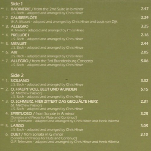 Hinze,Chris: Baroque's Best- C.H.-Collection, Keytone (46092.3), NL, 1983 Typ: LP Best.-Nr.: Y7553 Preis: 6,00 Euro