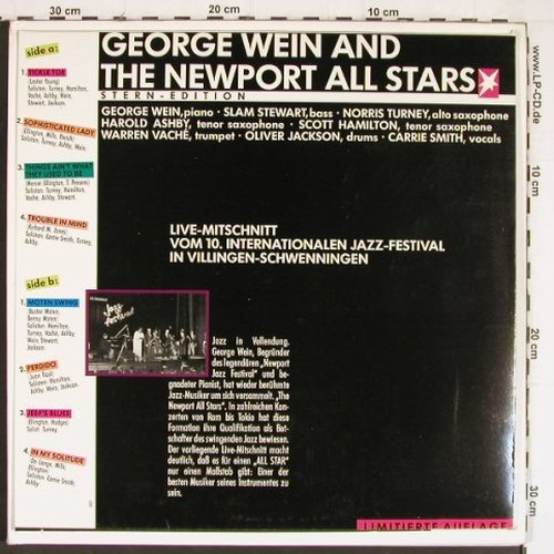 Wein,George / NewportAll Stars+V.A.: Stern Edition,Live (in Cover Mappe), Stern(001), D, Lim.Ed.,  - LP*2 - Y7609 - 7,50 Euro