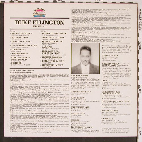 Ellington,Duke & his Orchestra: 1931-1939, Giants Of Jazz(LPJT 42), I, 1986 - LP - Y761 - 7,50 Euro