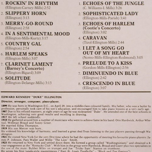 Ellington,Duke & his Orchestra: 1931-1939, Giants Of Jazz (LPJT 42), I, 1986 Typ: LP Best.-Nr.: Y761 Preis: 7,50 Euro