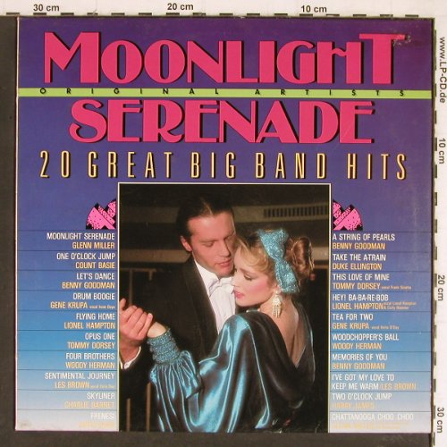V.A.Moonlight Serenade-BigBand: Glenn Miller, Count Basie Hampton.., Big Band Ara(20190), D,  - LP - Y7631 - 5,00 Euro