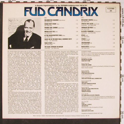 Candrix,Fud & his Orch.: Swing Tanzen Verboten, Telefunken (6.22390 AK), D, 1976 Typ: LP Best.-Nr.: Y774 Preis: 6,00 Euro