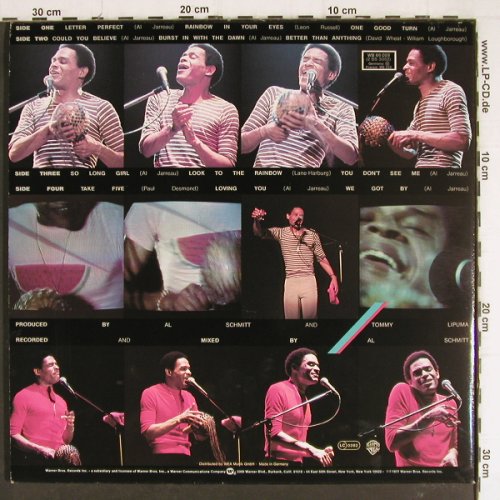 Jarreau,Al: Look To The Rainbow-Live In Europe, WB (WB 66 059), D Foc, 1977 Typ: 2LP Best.-Nr.: Y7791 Preis: 7,50 Euro