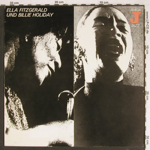 Fitzgerald,Ella und Billie Holiday: Same, Amiga (8 55 084), DDR, 1980 Typ: LP Best.-Nr.: Y7808 Preis: 7,50 Euro