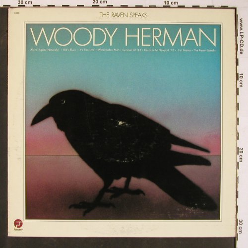 Herman,Woody: The Raven Speaks, m / stol, Fantasy (9416), US, 1972 Typ: LP Best.-Nr.: Y799 Preis: 17,50 Euro