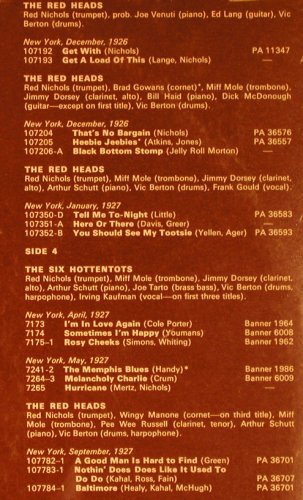 Nichols,Red: 1925-28,The Redheads, We Three.., Fountain(DFJ-110), UK,m-/vg+,  - 2LP - Y8015 - 7,50 Euro