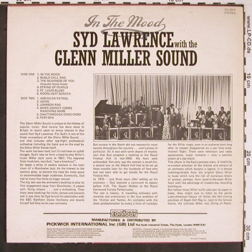 Lawrence,Syd with Glenn MillerSound: In The Mood, Contour(CN 2015), UK,  - LP - Y803 - 7,50 Euro